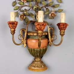 Clearance Pamono Wall Lamp in Iron and Sheet Metal