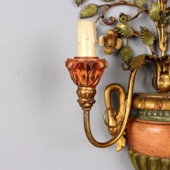 Clearance Pamono Wall Lamp in Iron and Sheet Metal