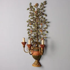 Clearance Pamono Wall Lamp in Iron and Sheet Metal