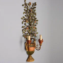 Clearance Pamono Wall Lamp in Iron and Sheet Metal