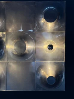 Hot Pamono Wall Lamp in Stainless Steel, 1950s