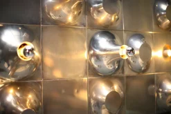 Hot Pamono Wall Lamp in Stainless Steel, 1950s