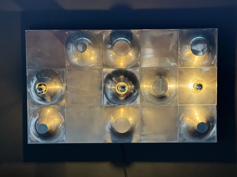 Hot Pamono Wall Lamp in Stainless Steel, 1950s