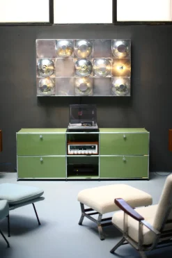 Hot Pamono Wall Lamp in Stainless Steel, 1950s