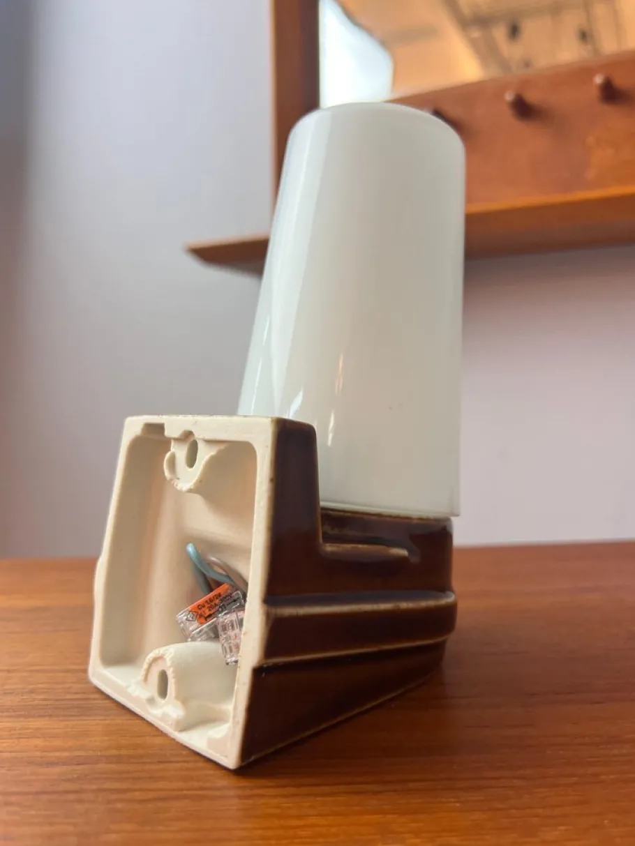 Hot Pamono Wall Lamp Model 6080 in Brown by Sigvard Bernadotte for Ifö