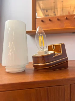 Hot Pamono Wall Lamp Model 6080 in Brown by Sigvard Bernadotte for Ifö