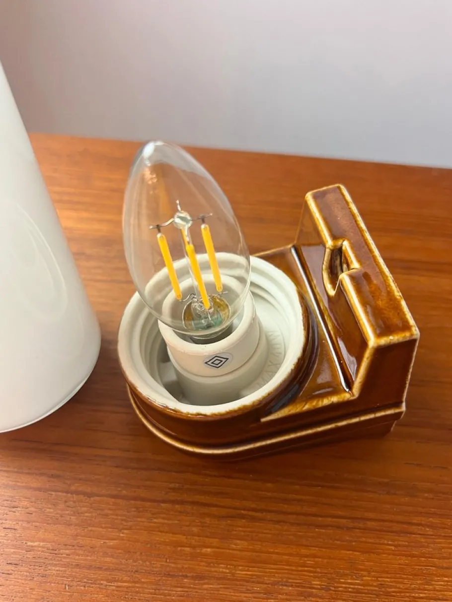 Hot Pamono Wall Lamp Model 6080 in Brown by Sigvard Bernadotte for Ifö