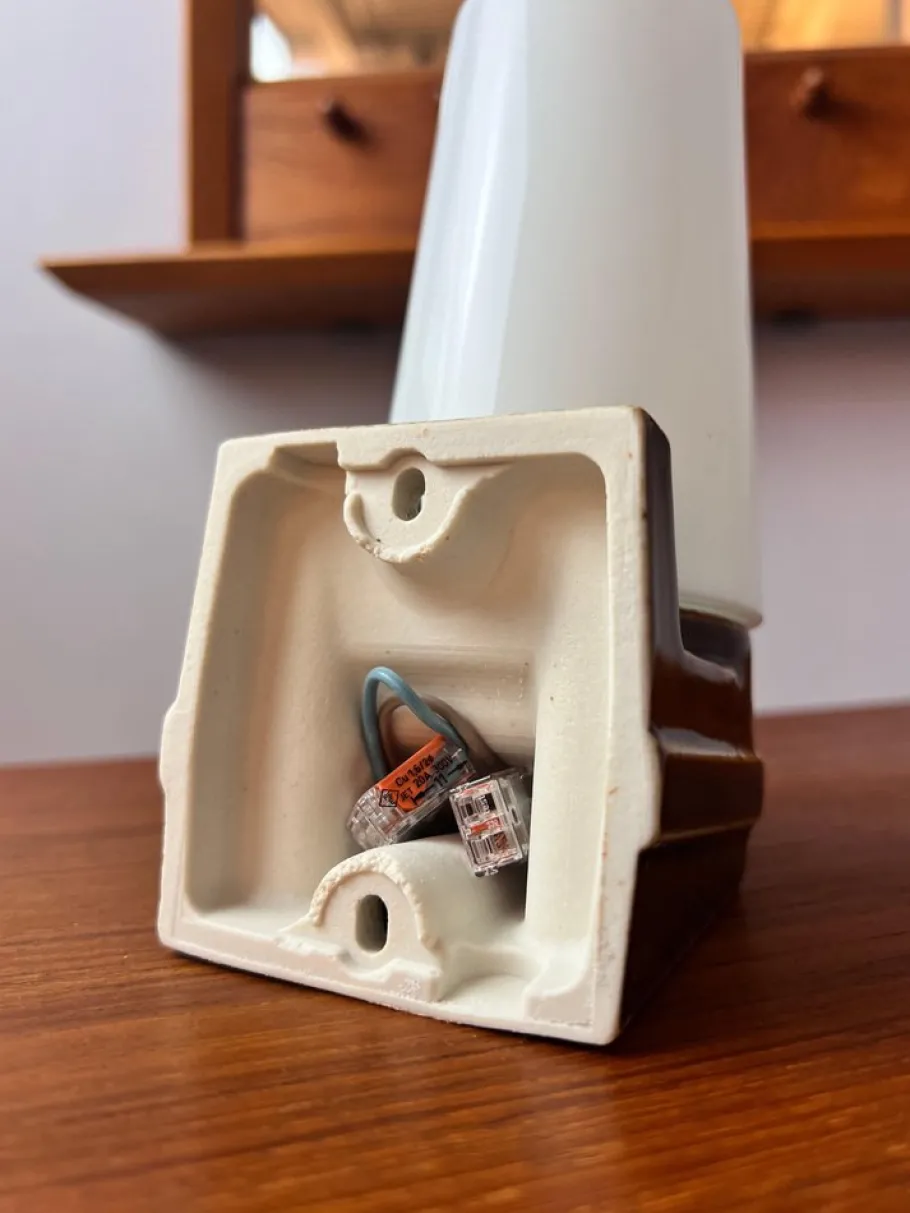 Hot Pamono Wall Lamp Model 6080 in Brown by Sigvard Bernadotte for Ifö