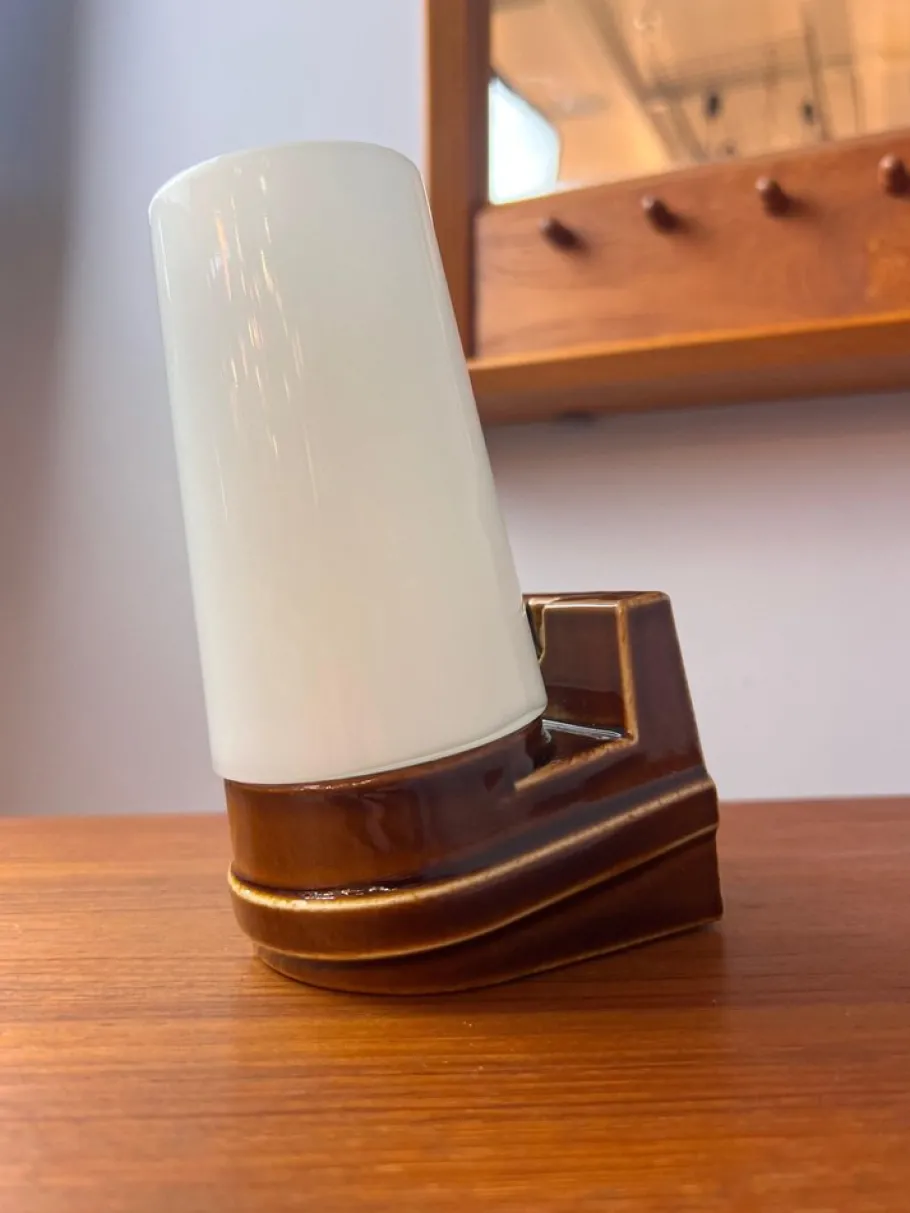 Hot Pamono Wall Lamp Model 6080 in Brown by Sigvard Bernadotte for Ifö