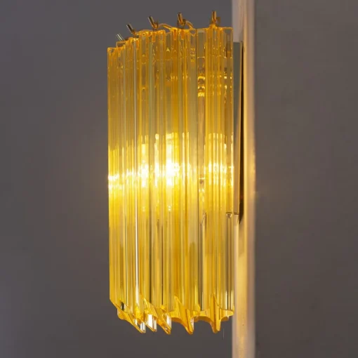 Sale Pamono Wall Lamp with Murano Glass, 1990s