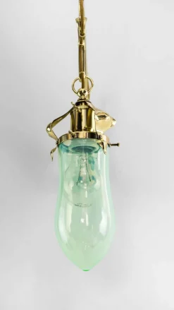 Hot Pamono Wall Lamp with Original Opaline Glass Shade from Jugendstil, Vienna, 1908