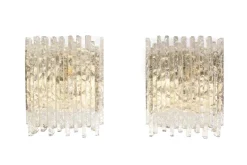 Pamono Wall Lamps by Albano Poli for Poliarte Vesta, 1970s, Set of 2