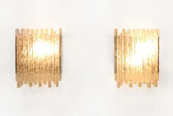 Pamono Wall Lamps by Albano Poli for Poliarte Vesta, 1970s, Set of 2