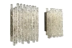Pamono Wall Lamps by Albano Poli for Poliarte Vesta, 1970s, Set of 2