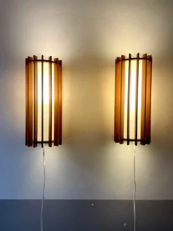 New Pamono Wall Lamps by Ib Fabiansen for Fogh Mörup, 1966, Set of 2