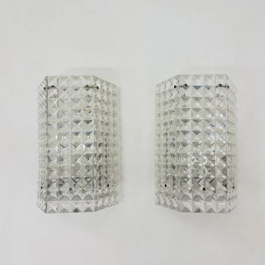 New Pamono Wall Lamps from Erco, 1970s, Set of 2