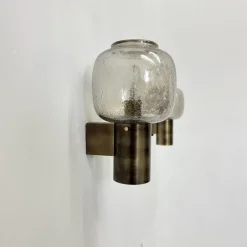Clearance Pamono Wall Lamps from Glashütte Limburg, 1970s