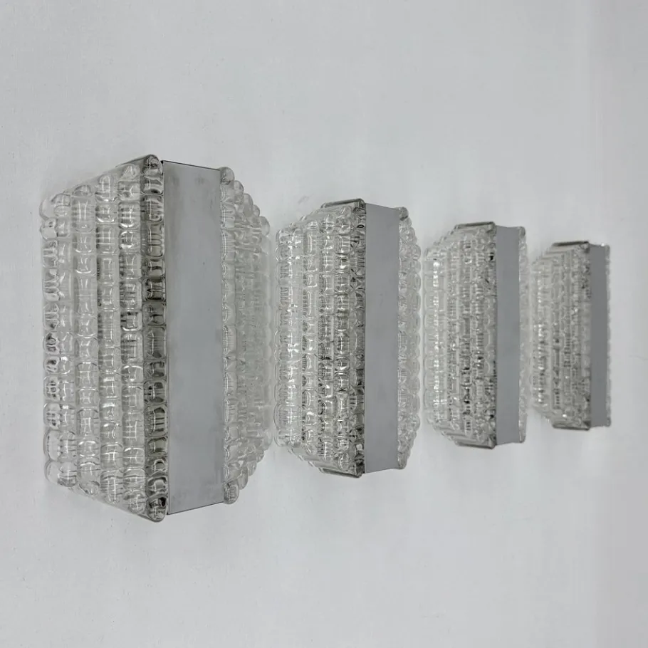 Hot Pamono Wall Lamps from Kaiser Leuchter, Germany, 1970s, Set of 4