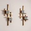 Sale Pamono Wall Lamps in Brass and Glass by Gaetano Sciolari, Italy, 1970s, Set of 2
