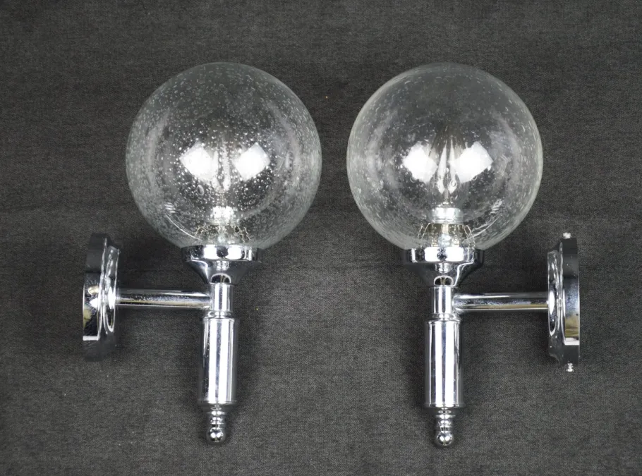 Best Pamono Wall Lamps, 1970s, Set of 2