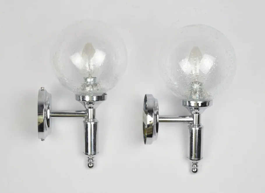 Best Pamono Wall Lamps, 1970s, Set of 2