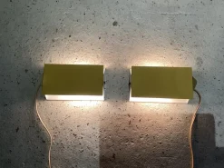New Pamono Wall Light Bedside Lamps by J. J. M. Hoogervorst for Anvia, 1960s, Set of 2