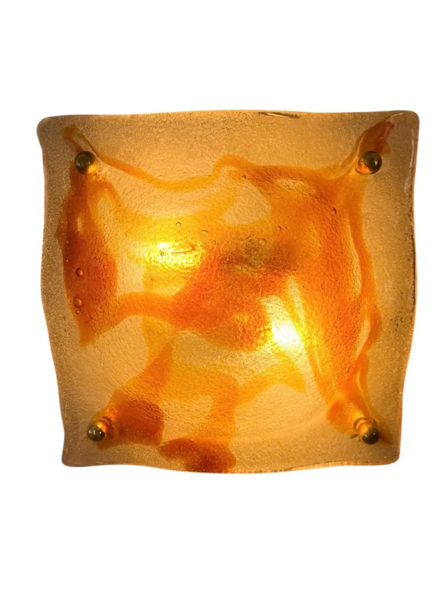 Hot Pamono Wall Light by Albano Poli for Mazzega, 1970
