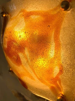 Hot Pamono Wall Light by Albano Poli for Mazzega, 1970