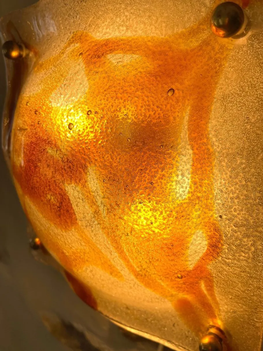 Hot Pamono Wall Light by Albano Poli for Mazzega, 1970