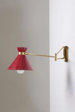 Clearance Pamono Wall Light by René Mathieu, 1950s