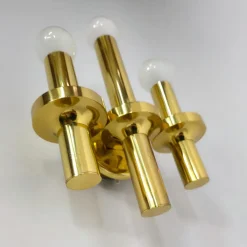 Discount Pamono Wall Light in Brass by Gaetano Sciolari for Boulanger, 1970s