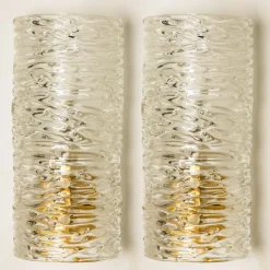 Sale Pamono Wall Light in Handmade Brass and Glass by J.T. Kalmar, 1960