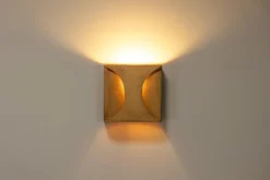 Pamono Wall Light in Terracotta and Clay by Guy Bareff, France, 1970s