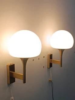 Discount Pamono Wall Lights attributed to Gaetano Sciolari, 1970s, Set of 2