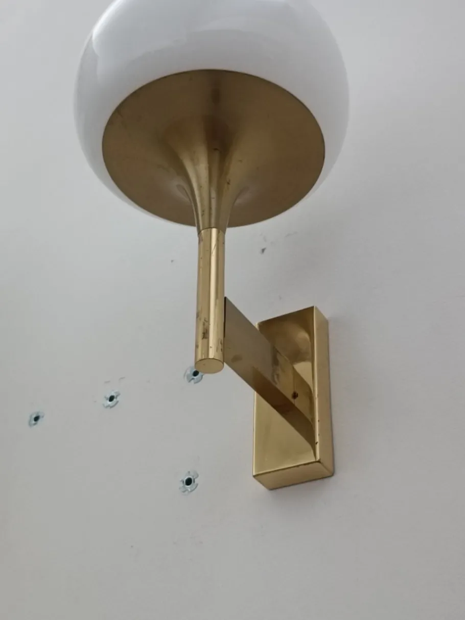 Discount Pamono Wall Lights attributed to Gaetano Sciolari, 1970s, Set of 2