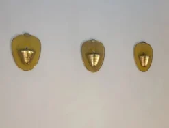 Hot Pamono Wall Lights attributed to Mathieu Mategot, 1950s, Set of 3