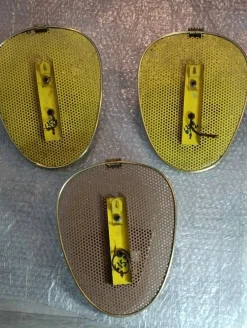 Hot Pamono Wall Lights attributed to Mathieu Mategot, 1950s, Set of 3