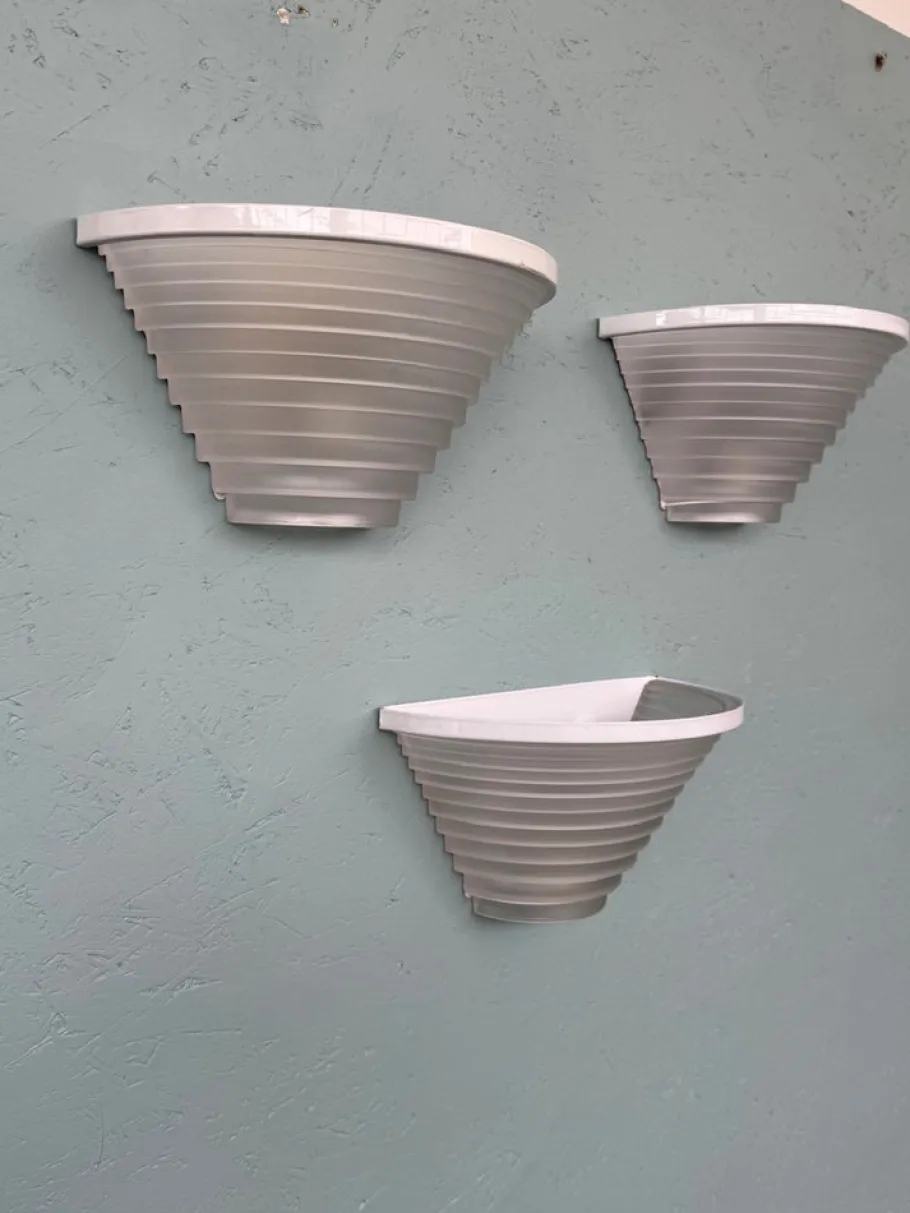 Best Pamono Wall Lights by Angelo Mangiarotti for Artemide, 1980s, Set of 3