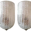 New Pamono Wall Lights by Barovier & Toso, 1950s, Set of 2