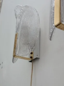 Hot Pamono Wall Lights by Carl Fagerlund for Orrefors, 1970s, Set of 2