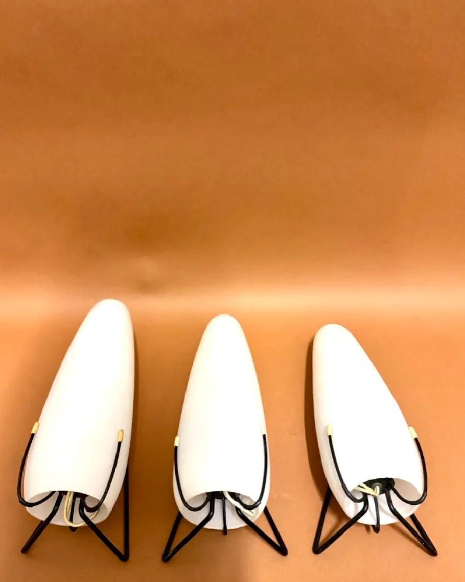 Best Pamono Wall Lights by Louis Kalff for Philips, 1950s, Set of 3