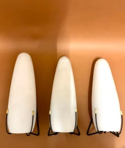 Best Pamono Wall Lights by Louis Kalff for Philips, 1950s, Set of 3