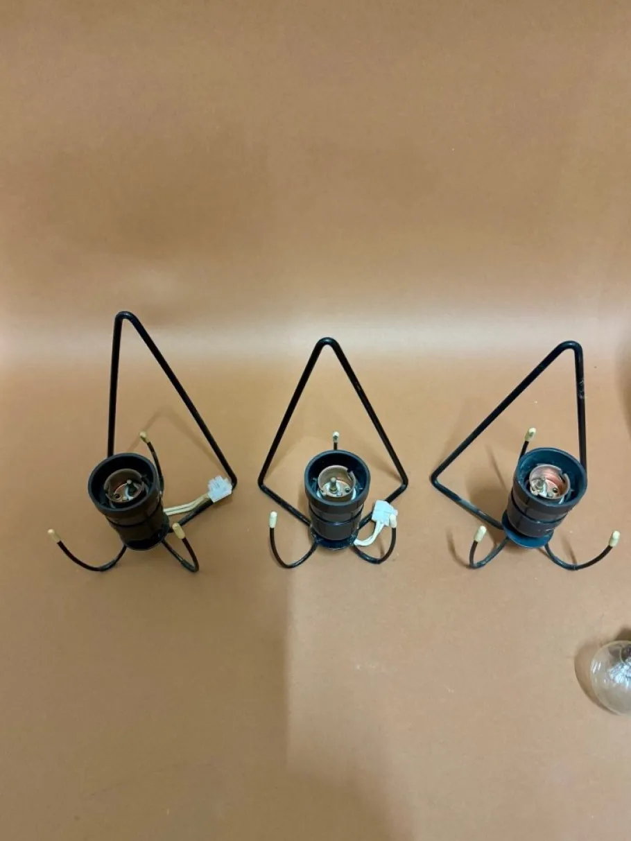 Best Pamono Wall Lights by Louis Kalff for Philips, 1950s, Set of 3