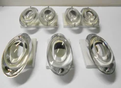 Pamono Wall Lights by Oscar Torlasco for Stilkronen, 1960s, Set of 5