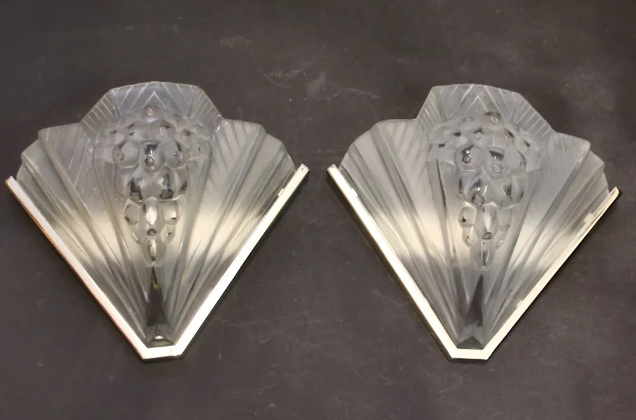 Best Pamono Wall Lights from Atelier Petitot, 1920s, Set of 2