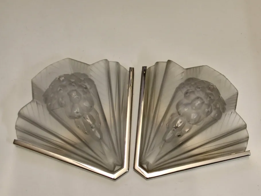 Best Pamono Wall Lights from Atelier Petitot, 1920s, Set of 2