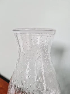 Pamono Wall Lights in Blown Glass and Chrome Metal, 1970s, Set of 2