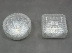 Hot Pamono Wall Lights in Glass, 1970s, Set of 2