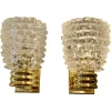 Best Pamono Wall Lights in Rostrato Murano Glass in the style of Barovier, 2000, Set of 2