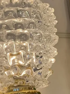 Best Pamono Wall Lights in Rostrato Murano Glass in the style of Barovier, 2000, Set of 2